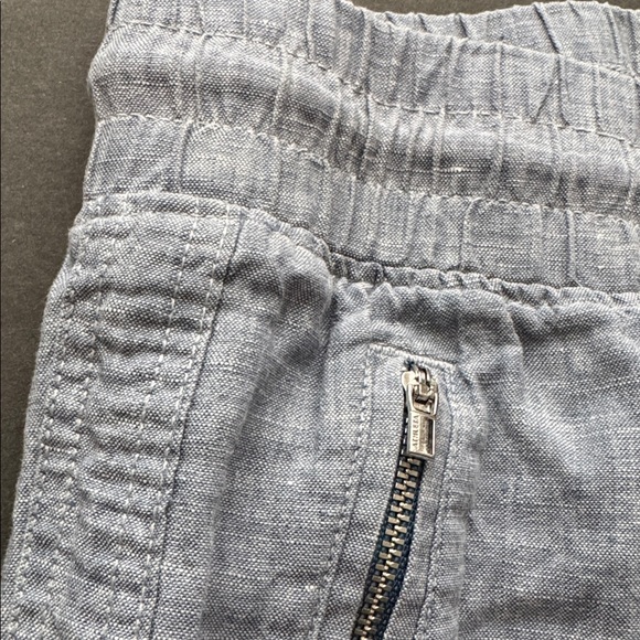 Athleta Cabo 100% Linen Jogger Pants 6T Tall - Picture 3 of 5